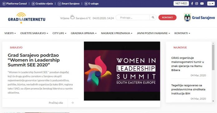 Grad Sarajevo podržao “Women in Leadership Summit SEE 2020”